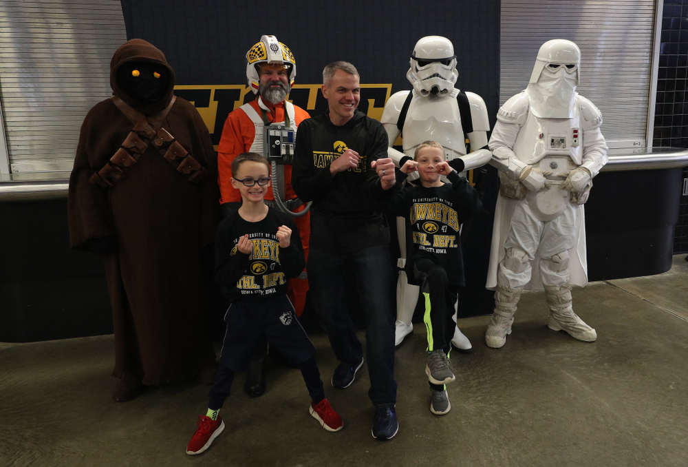 Star Wars Day against the Ohio State Buckeyes Saturday, January 12, 2019 at Carver-Hawkeye Arena. (Brian Ray/hawkeyesports.com)