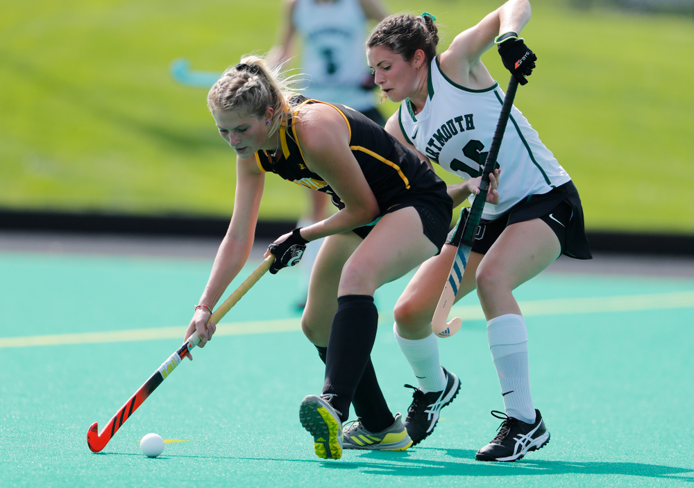 Iowa Hawkeyes Ellie Holley (7) against Dartmouth Friday, August 31, 2018 at Grant Field. (Brian Ray/hawkeyesports.com)