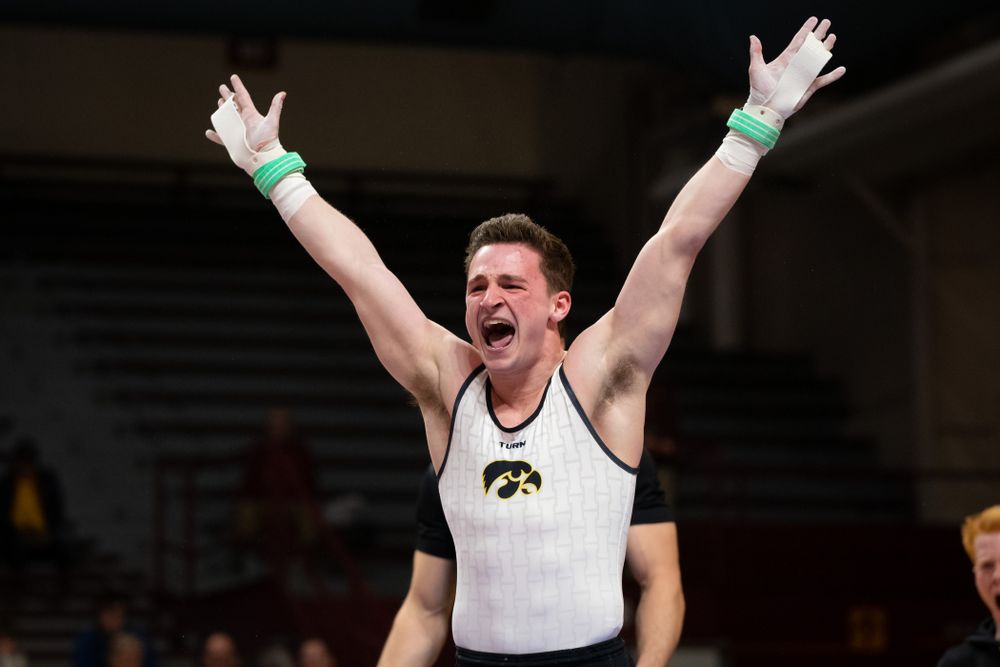 The Iowa Hawekeys against Minnesota and Penn State at the Maturi Pavilion Saturday, March 23, 2019 in Minneapolis, Minn. (C. Morgan Engel/Freelance)