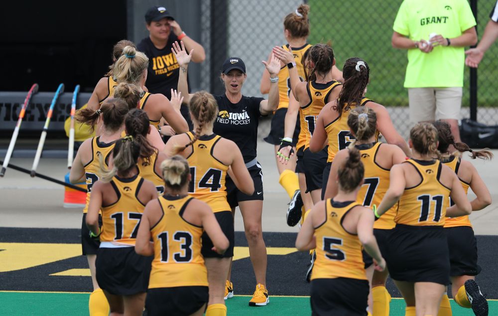 Iowa Hawkeyes assistant coach Roz Ellis against Columbia Sunday, September 8, 2019 at Grant Field. (Brian Ray/hawkeyesports.com)