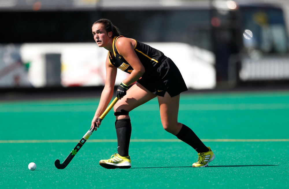 Iowa Hawkeyes Anthe Nijziel (6) against the Penn Quakers Friday, September 14, 2018 at Grant Field. (Brian Ray/hawkeyesports.com)