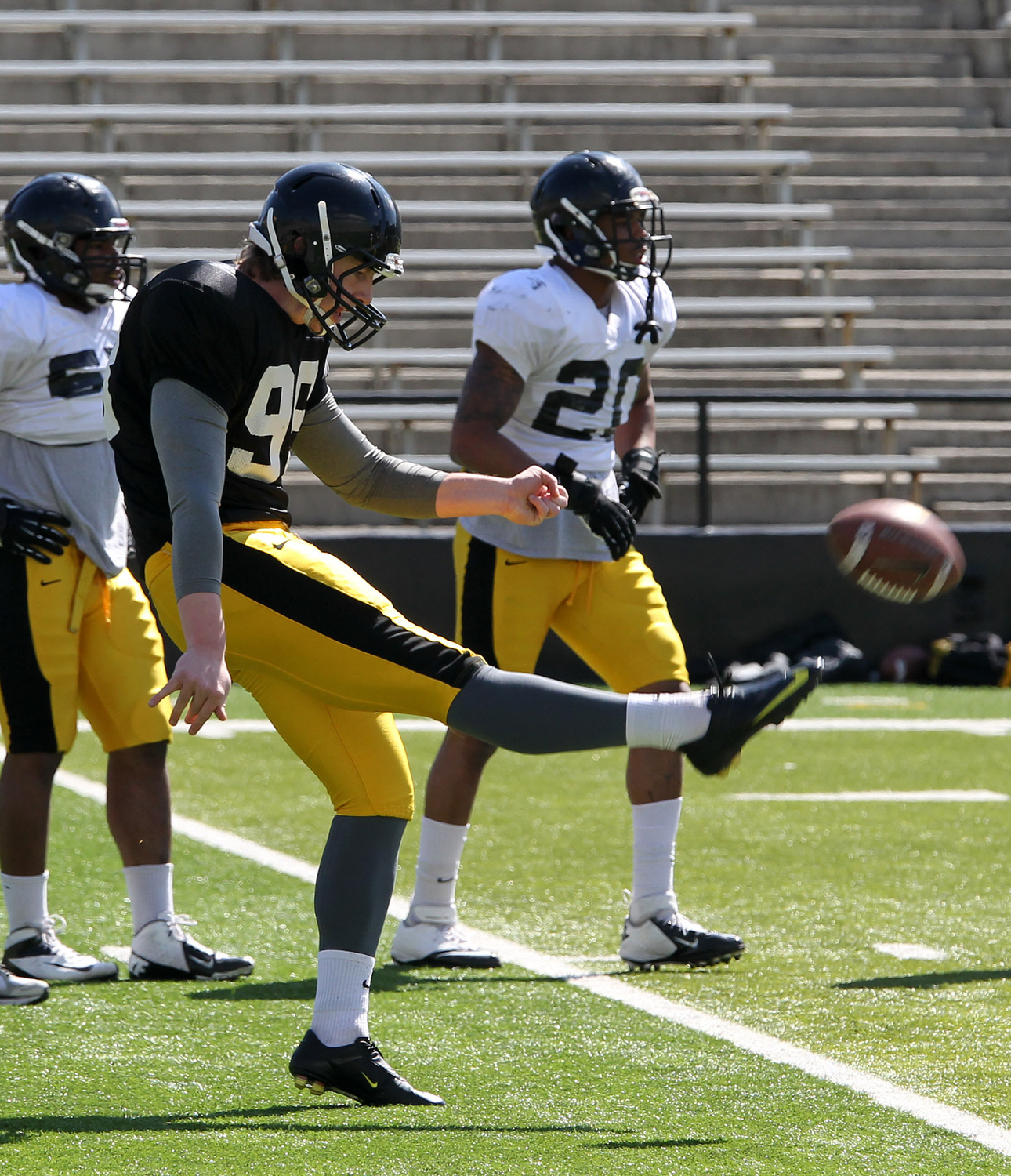 Iowa Football Spring Practice No 12 Page 1216 University Of