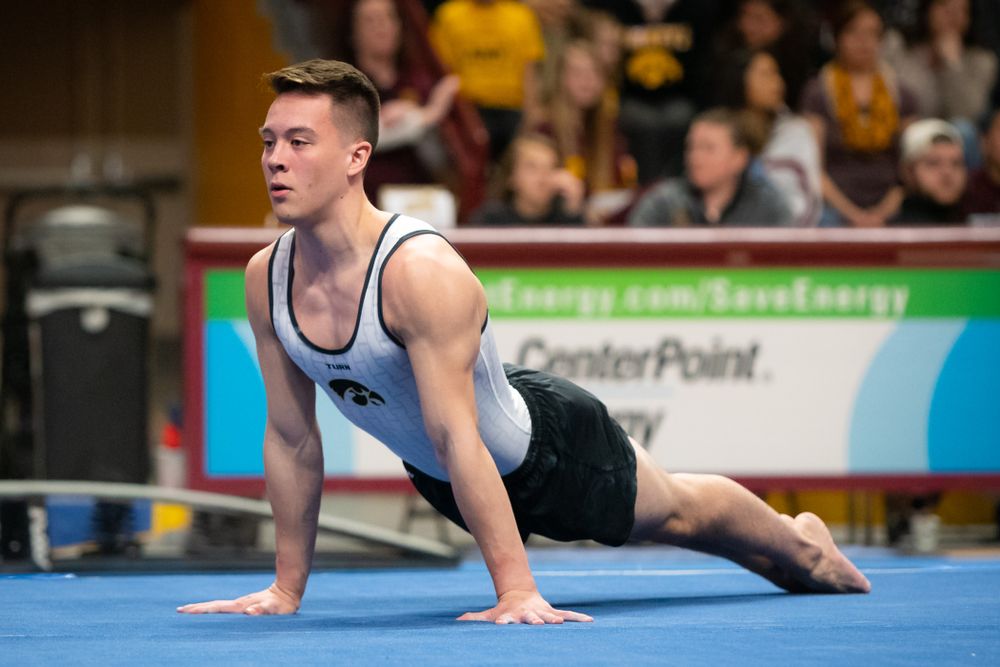 The Iowa Hawekeys against Minnesota and Penn State at the Maturi Pavilion Saturday, March 23, 2019 in Minneapolis, Minn. (C. Morgan Engel/Freelance)