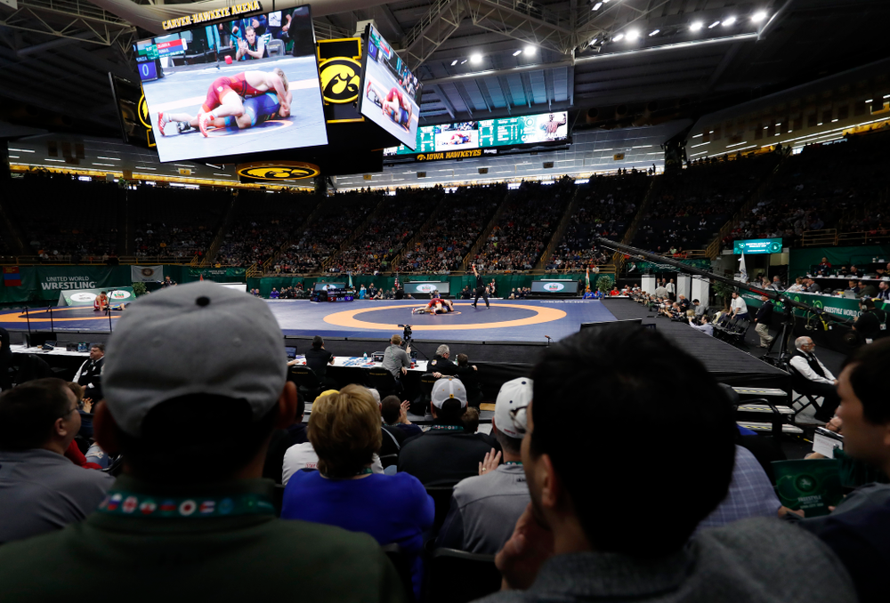 The United World Wrestling Freestyle World Cup Saturday, April 7, 2018 at Carver-Hawkeye Arena. (Brian Ray/hawkeyesports.com)