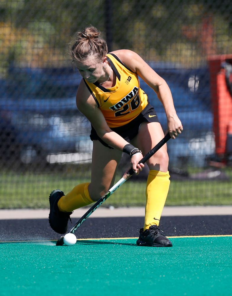 Iowa Hawkeyes Maddy Murphy (26) against Indiana Sunday, September 16, 2018 at Grant Field. (Brian Ray/hawkeyesports.com)