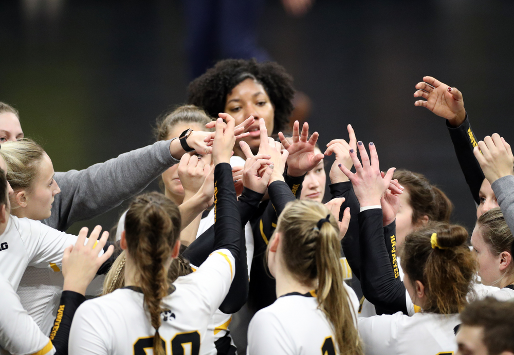 The Iowa Hawkeyes against Penn State Friday, November 1, 2019 at Carver Hawkeye Arena. (Brian Ray/hawkeyesports.com)