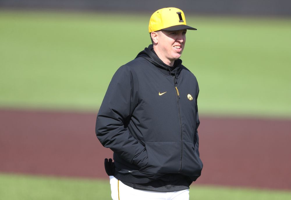 Volunteer Assistant Pitching Coach Tom Gorzelanny against California State Northridge Sunday, March 17, 2019 at Duane Banks Field. (Brian Ray/hawkeyesports.com)