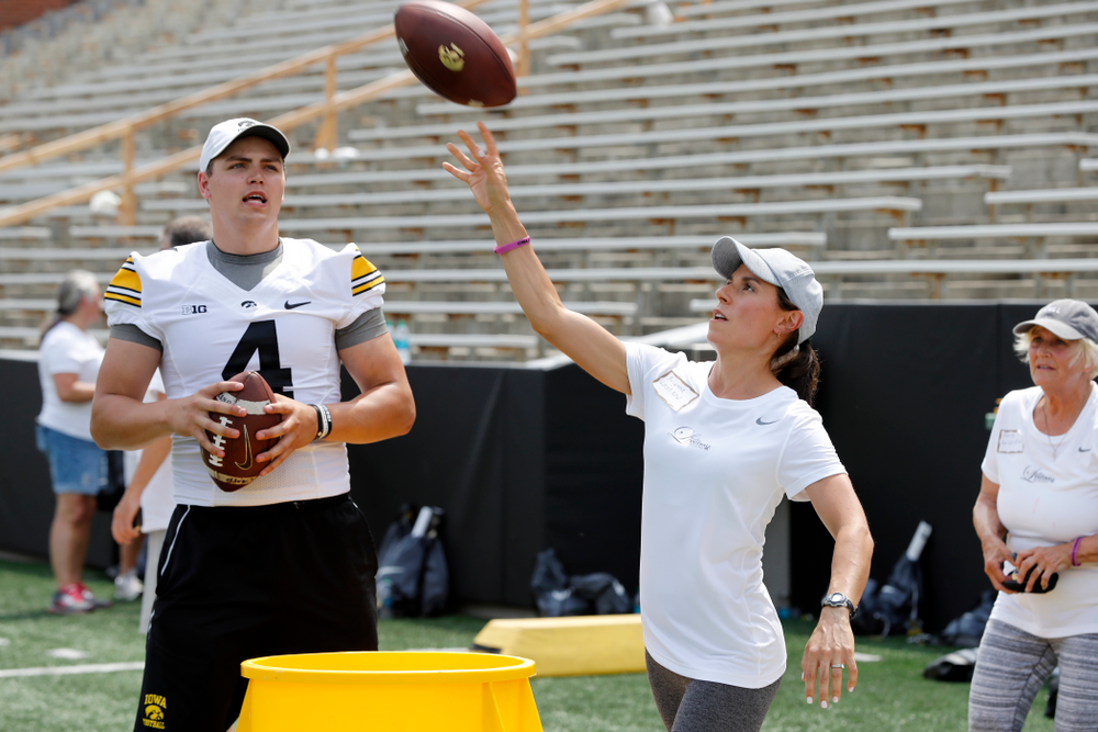 The 2018 Iowa Ladies Football Academy Saturday, June 9, 2018 at Kinnick Stadium. (Brian Ray/hawkeyesports.com)
