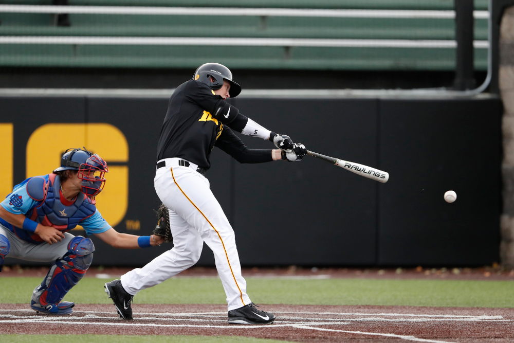 Zeb Adreon against the Ontario Blue Jays Friday, September 21, 2018 at Duane Banks Field. (Brian Ray/hawkeyesports.com)
