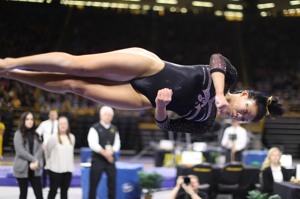 The Iowa Hawkeyes against the Iowa State Cyclones Friday, March 1, 2019 at Carver-Hawkeye Arena. (Brian Ray/hawkeyesports.com)