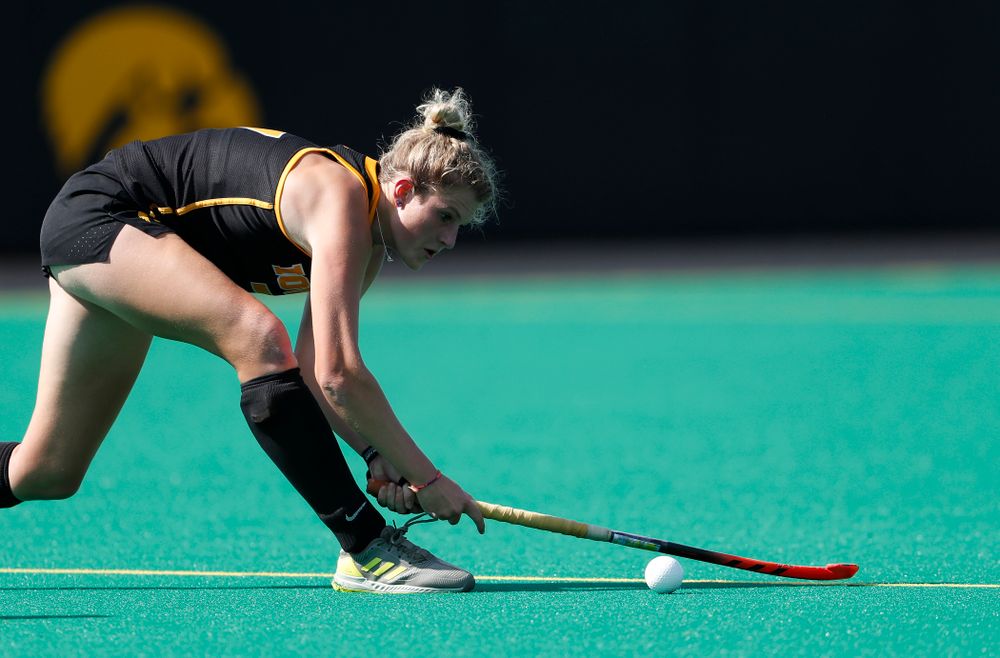 Iowa Hawkeyes Ellie Holley (7) against the Penn Quakers Friday, September 14, 2018 at Grant Field. (Brian Ray/hawkeyesports.com)