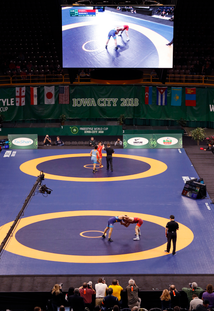 The United World Wrestling Freestyle World Cup Saturday, April 7, 2018 at Carver-Hawkeye Arena. (Brian Ray/hawkeyesports.com)
