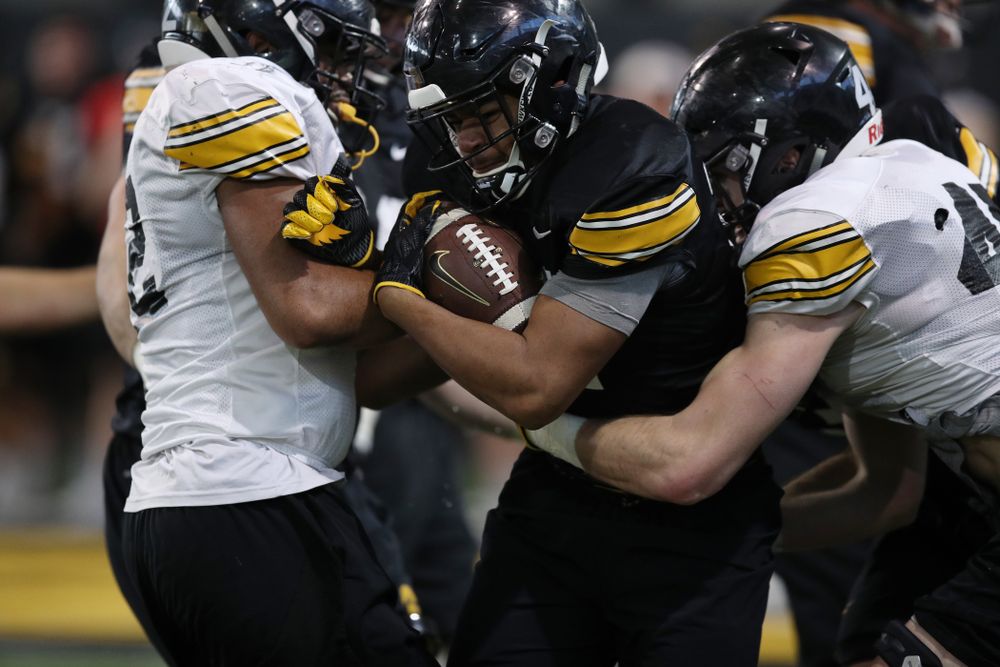 Iowa Hawkeyes running back Ivory Kelly-Martin (21) during preparation for the 2019 Outback Bowl Monday, December 17, 2018 at the Hansen Football Performance Center. (Brian Ray/hawkeyesports.com)