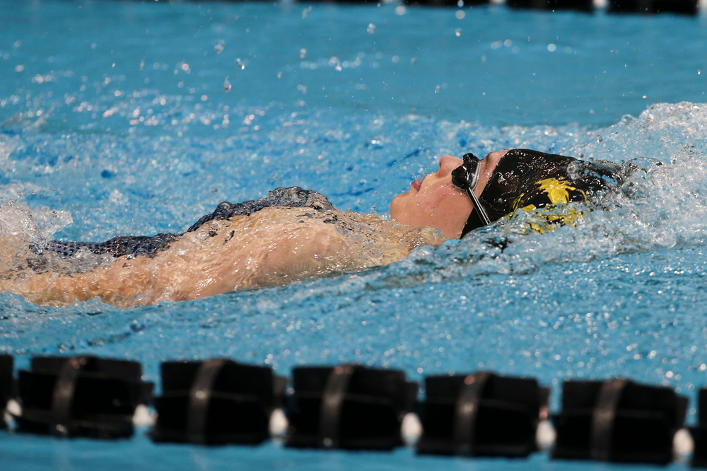 during Iowa swim and dive vs Minnesota on Saturday, October 26, 2019 at the Campus Wellness and Recreation Center. (Lily Smith/hawkeyesports.com)