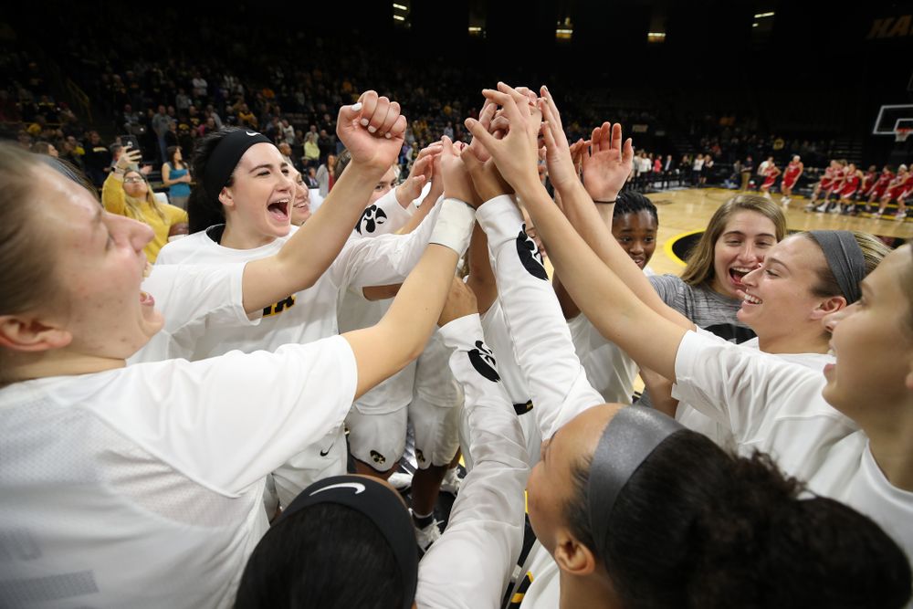 The Iowa Hawkeyes against the Nebraska Cornhuskers Thursday, January 3, 2019 at Carver-Hawkeye Arena. (Brian Ray/hawkeyesports.com)