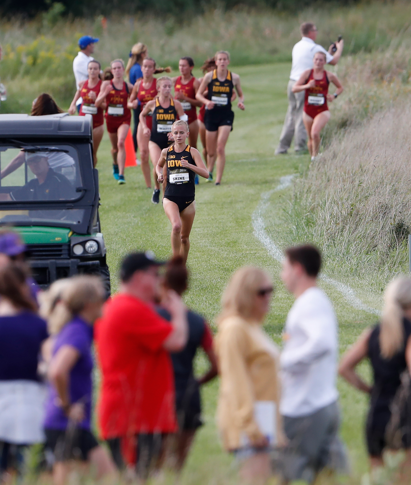 Andrea Shine during the Hawkeye Invitational Friday, August 31, 2018 at the Ashton Cross Country Course. (Brian Ray/hawkeyesports.com)