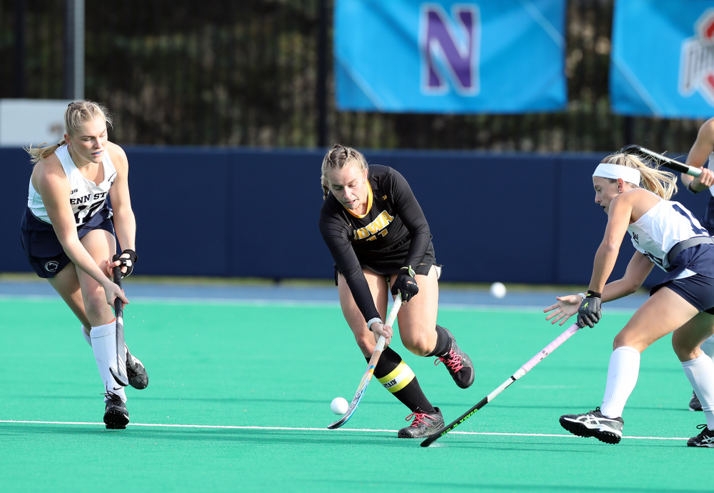 Iowa Hawkeyes Katie Birch (11) against Penn State in the 2019 Big Ten Field Hockey Tournament Championship Game Sunday, November 10, 2019 in State College. (Brian Ray/hawkeyesports.com)