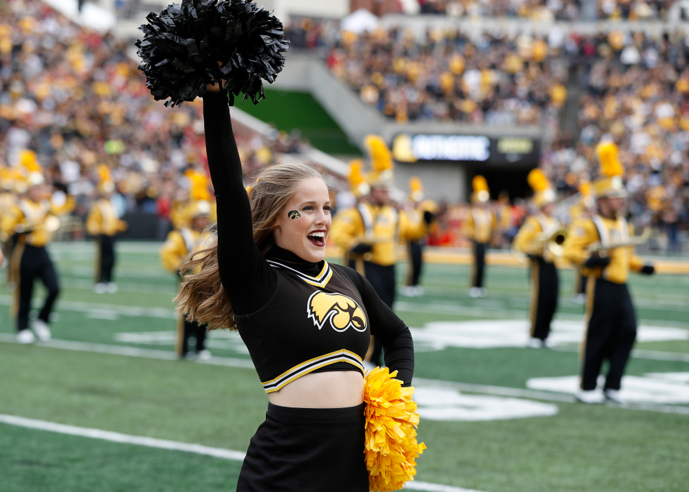 The Iowa Spirit Squad before the Iowa Hawkeyes game against against the Iowa State Cyclones Saturday, September 8, 2018 at Kinnick Stadium. (Brian Ray/hawkeyesports.com)