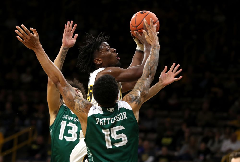 Iowa Hawkeyes forward Tyler Cook (25) against UW Green Bay Sunday, November 11, 2018 at Carver-Hawkeye Arena. (Brian Ray/hawkeyesports.com)