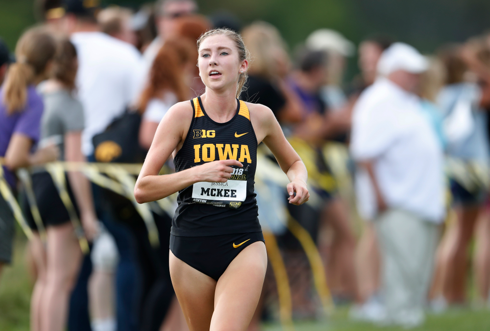 Jessica McKee during the Hawkeye Invitational Friday, August 31, 2018 at the Ashton Cross Country Course. (Brian Ray/hawkeyesports.com)