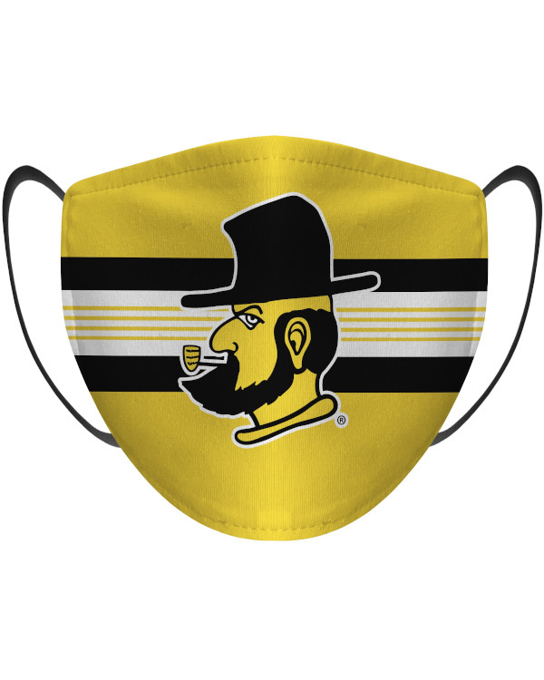 Appalachian State Mountaineers Adult Yosef Face Mask Appalachian State University Merchandise App State Apparel Appalachian State Gear Clothing App State Gifts Official Appalachian State Mountaineers Store