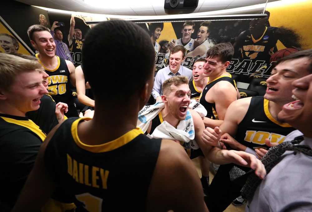 Iowa Hawkeyes guard Jordan Bohannon (3) against the Indiana Hoosiers Friday, February 22, 2019 at Carver-Hawkeye Arena. (Brian Ray/hawkeyesports.com)