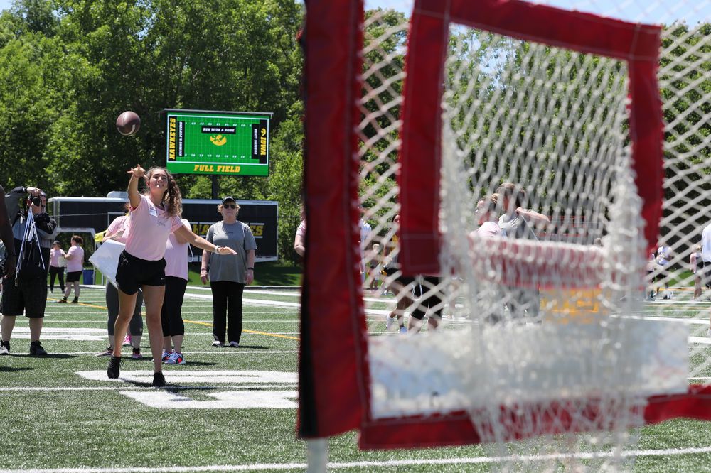 The 2019 Iowa Ladies Football Academy Saturday, June 8, 2019 at Kinnick Stadium. (Brian Ray/hawkeyesports.com)