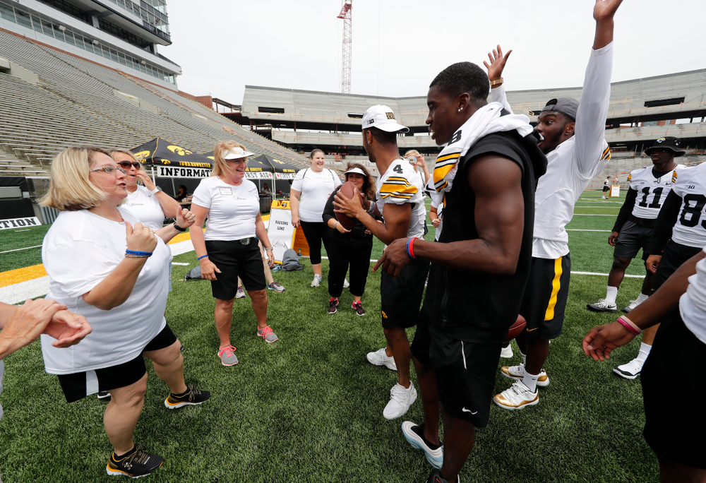 The 2018 Iowa Ladies Football Academy Saturday, June 9, 2018 at Kinnick Stadium. (Brian Ray/hawkeyesports.com)