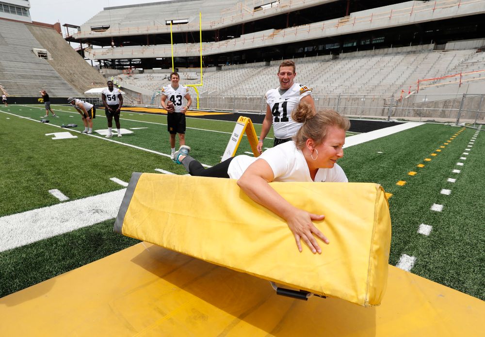 The 2018 Iowa Ladies Football Academy Saturday, June 9, 2018 at Kinnick Stadium. (Brian Ray/hawkeyesports.com)