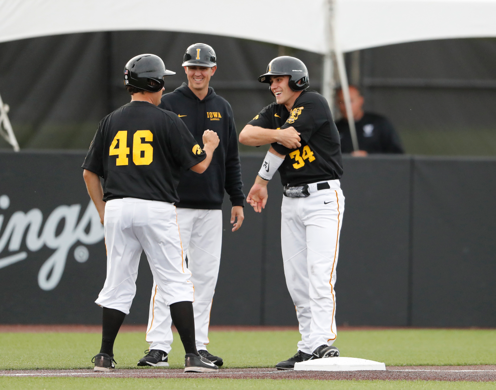 Austin Martin against the Ontario Blue Jays Friday, September 21, 2018 at Duane Banks Field. (Brian Ray/hawkeyesports.com)