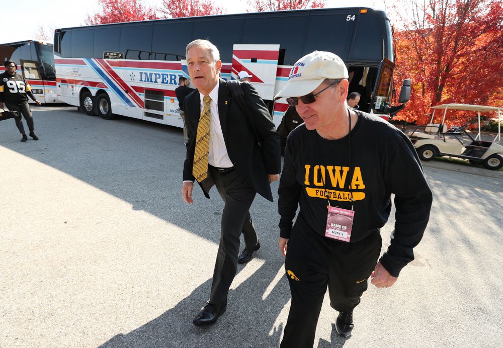 Iowa Hawkeyes head coach Kirk Ferentz against the Purdue Boilermakers Saturday, November 3, 2018 Ross Ade Stadium in West Lafayette, Ind. (Brian Ray/hawkeyesports.com)