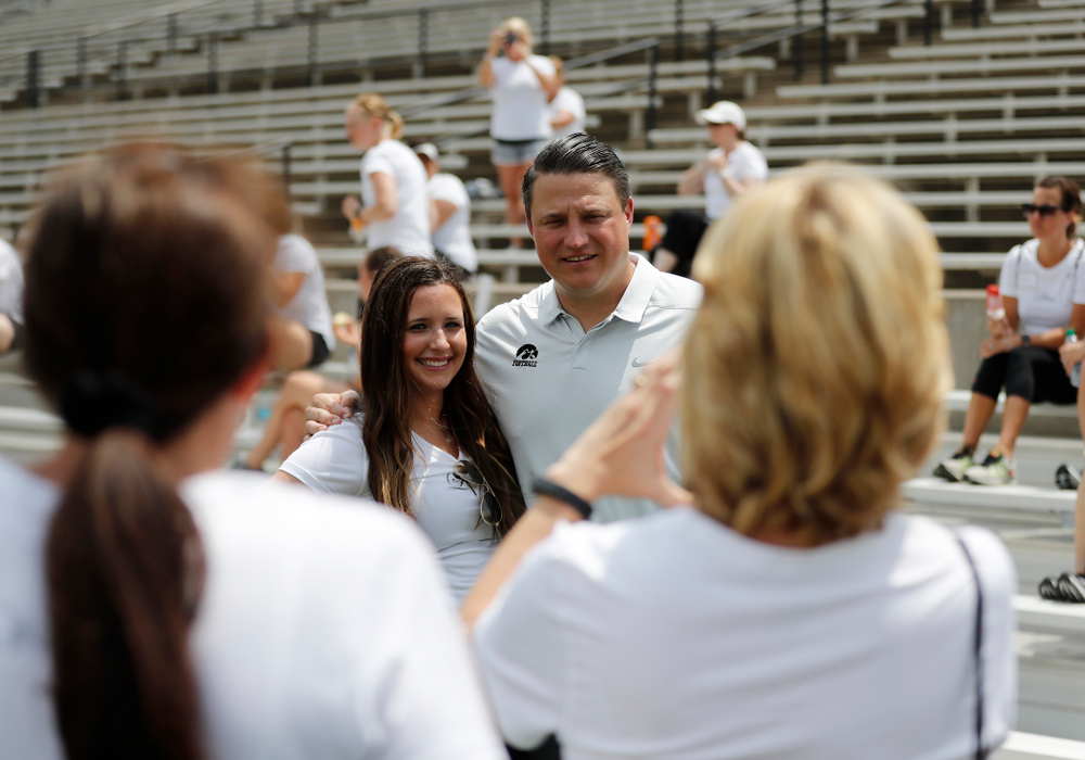 The 2018 Iowa Ladies Football Academy Saturday, June 9, 2018 at Kinnick Stadium. (Brian Ray/hawkeyesports.com)