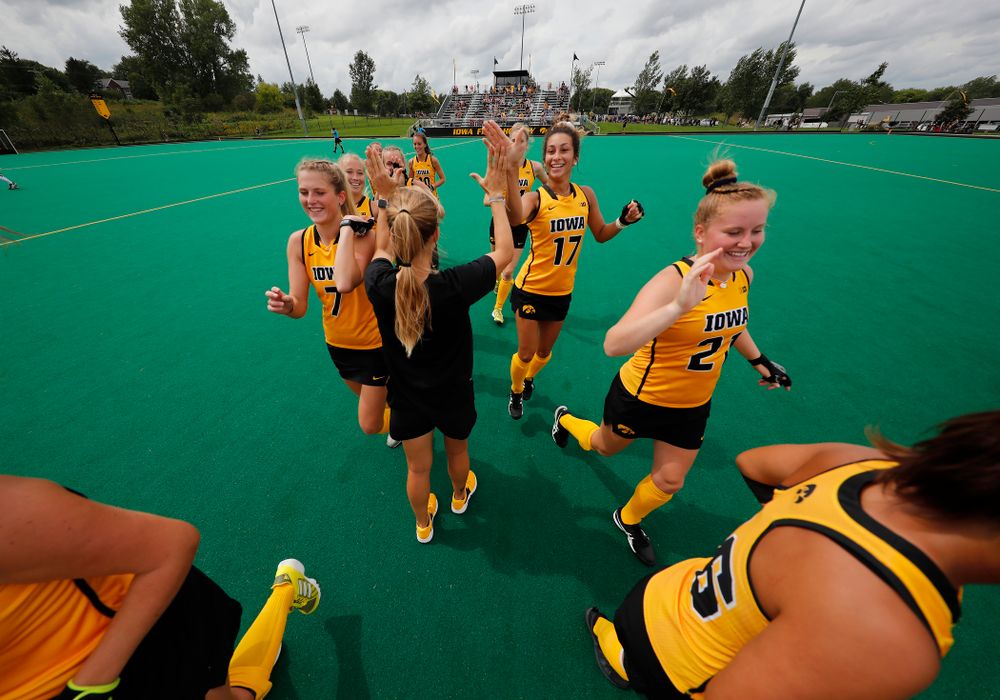 Iowa Hawkeyes Ciara Smith (17) against Ball State Sunday, September 2, 2018 at Grant Field. (Brian Ray/hawkeyesports.com)
