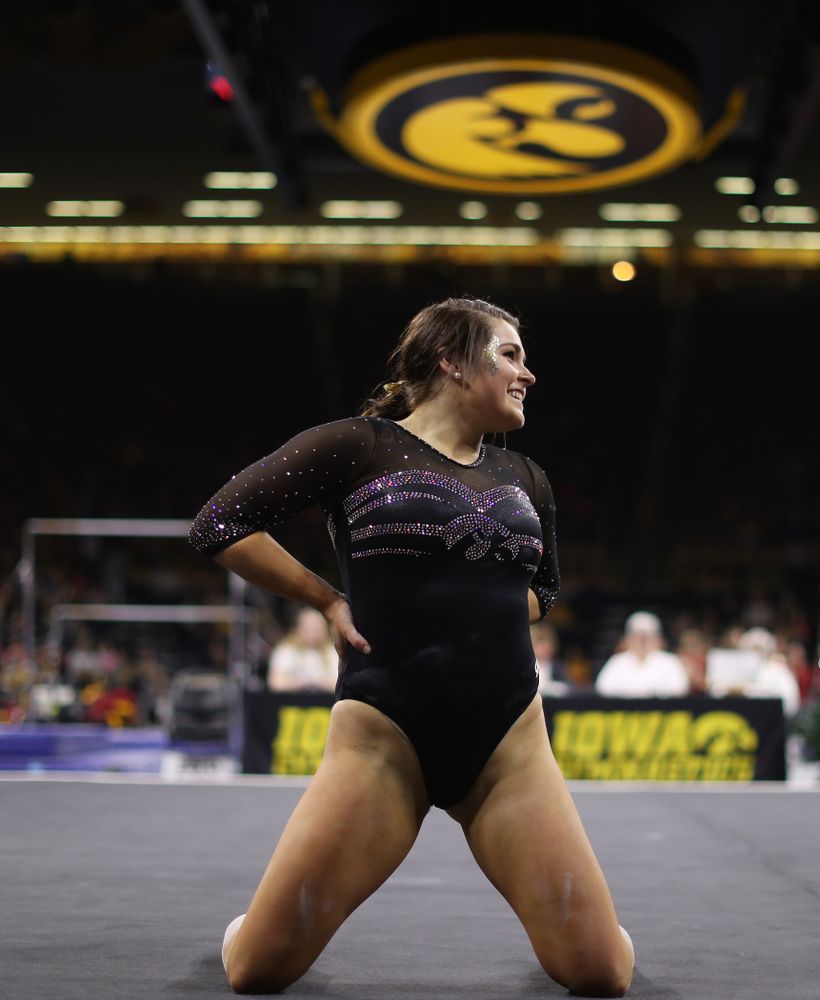 The Iowa Hawkeyes against the Iowa State Cyclones Friday, March 1, 2019 at Carver-Hawkeye Arena. (Brian Ray/hawkeyesports.com)