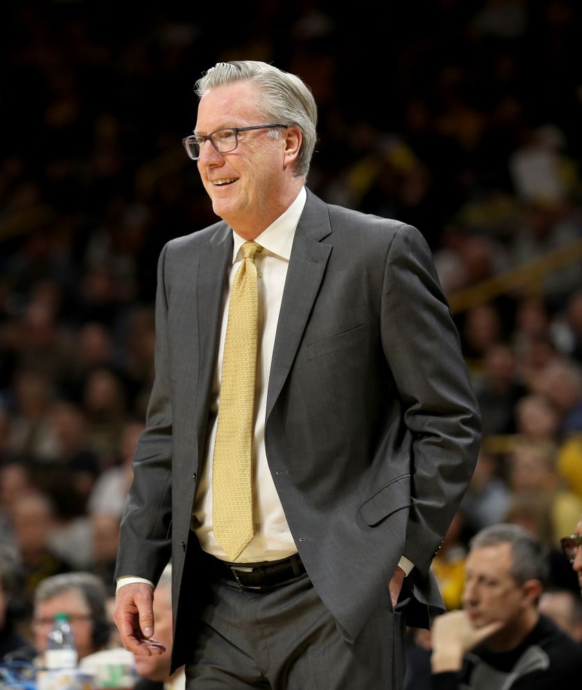 Iowa Hawkeyes head coach Fran McCaffery against the Michigan Wolverines Friday, January 17, 2020 at Carver-Hawkeye Arena. (Brian Ray/hawkeyesports.com)