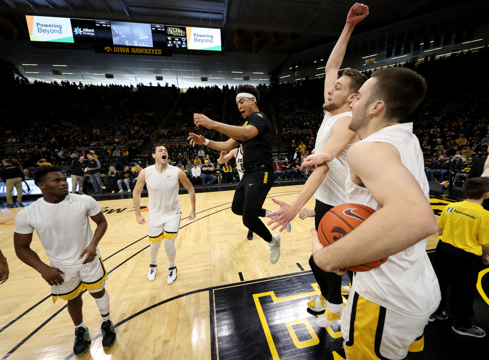 Iowa Hawkeyes forward Cordell Pemsl (35) against Penn State Saturday, February 29, 2020 at Carver-Hawkeye Arena. (Brian Ray/hawkeyesports.com)
