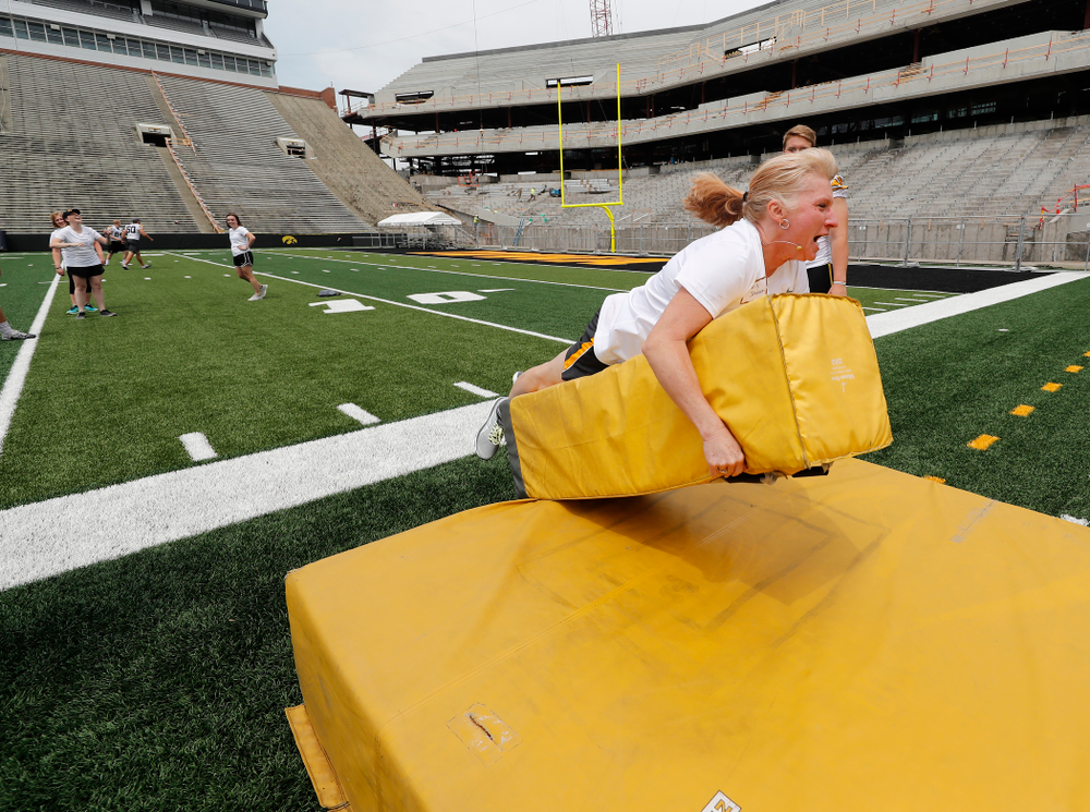 The 2018 Iowa Ladies Football Academy Saturday, June 9, 2018 at Kinnick Stadium. (Brian Ray/hawkeyesports.com)