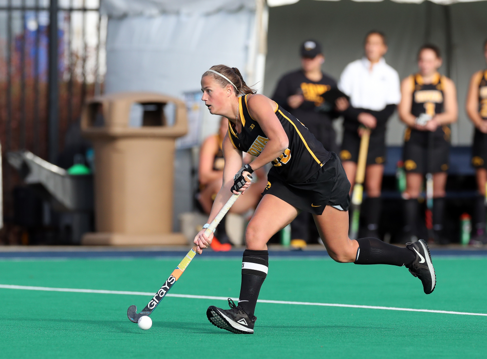 Iowa Hawkeyes Sophie Sunderland (20) against Penn State in the 2019 Big Ten Field Hockey Tournament Championship Game Sunday, November 10, 2019 in State College. (Brian Ray/hawkeyesports.com)