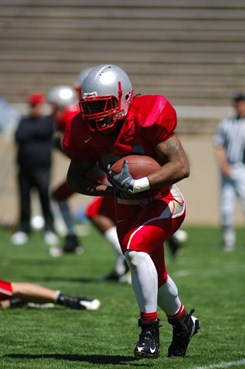 Freshman A.J. Butler rushed for 116 yards on 19 carries Saturday in the final scrimmage of the 2009 spring.