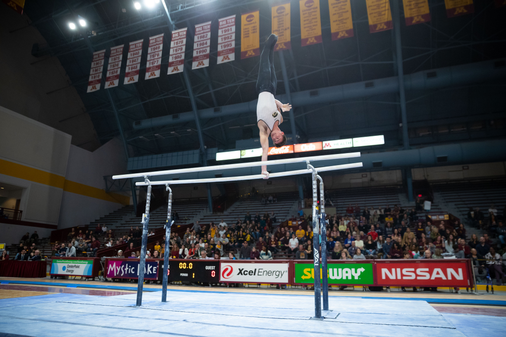The Iowa Hawekeys against Minnesota and Penn State at the Maturi Pavilion Saturday, March 23, 2019 in Minneapolis, Minn. (C. Morgan Engel/Freelance)