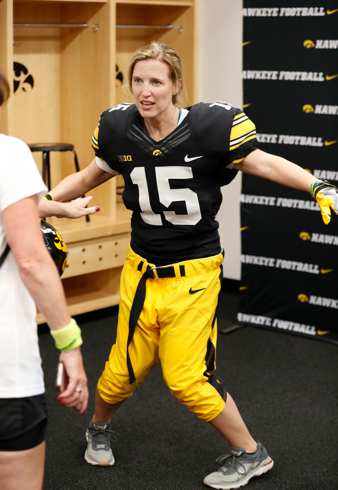 The 2018 Iowa Ladies Football Academy Saturday, June 9, 2018 at Kinnick Stadium. (Brian Ray/hawkeyesports.com)