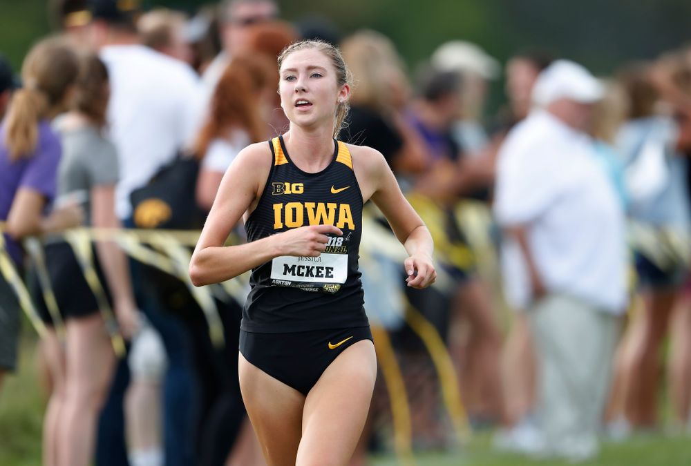 Jessica McKee during the Hawkeye Invitational Friday, August 31, 2018 at the Ashton Cross Country Course. (Brian Ray/hawkeyesports.com)