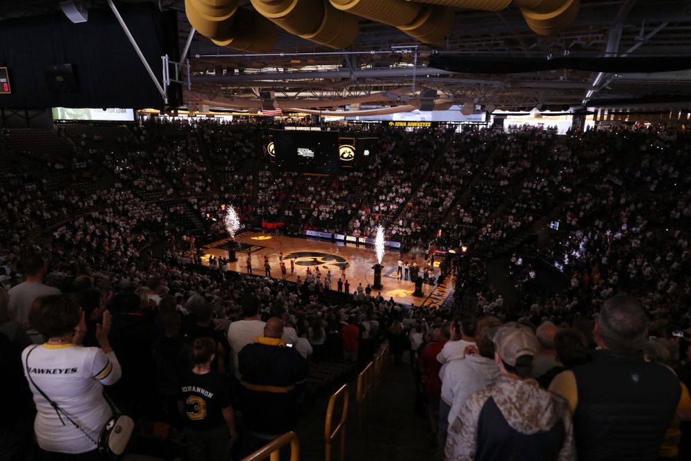 against the Illinois Fighting Illini Sunday, January 20, 2019 at Carver-Hawkeye Arena. (Brian Ray/hawkeyesports.com)