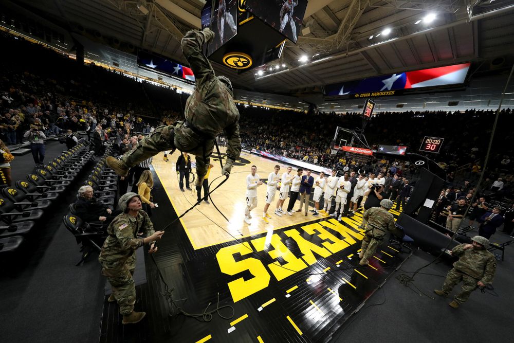 The Iowa Hawkeyes against UW Green Bay Sunday, November 11, 2018 at Carver-Hawkeye Arena. (Brian Ray/hawkeyesports.com)