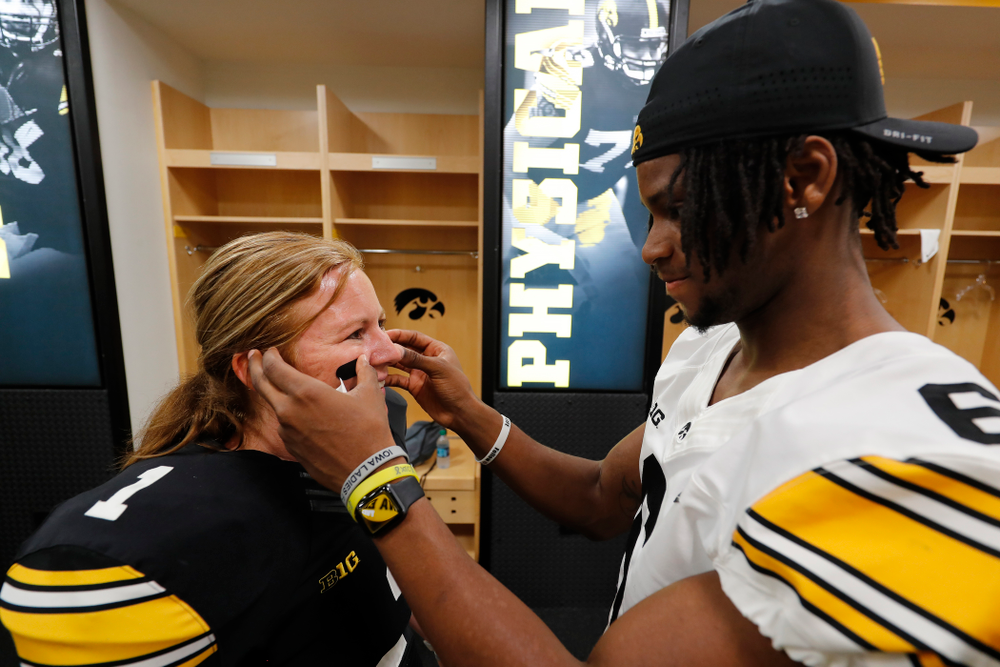 The 2018 Iowa Ladies Football Academy Saturday, June 9, 2018 at Kinnick Stadium. (Brian Ray/hawkeyesports.com)