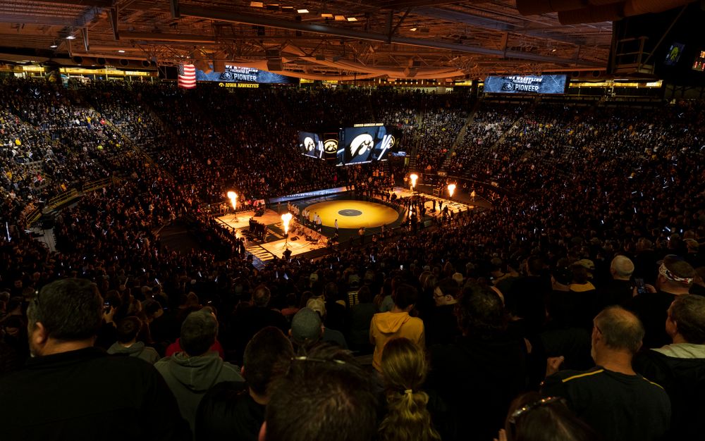 The Iowa Hawkeyes wrestle Ohio State Friday, January 24, 2020 at Carver-Hawkeye Arena. (Brian Ray/hawkeyesports.com)