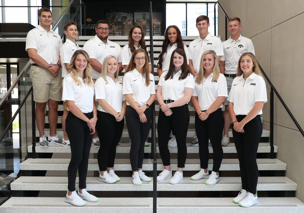 during the teamÕs annual media day Friday, August 23, 2019 at Grant Field. (Brian Ray/hawkeyesports.com)