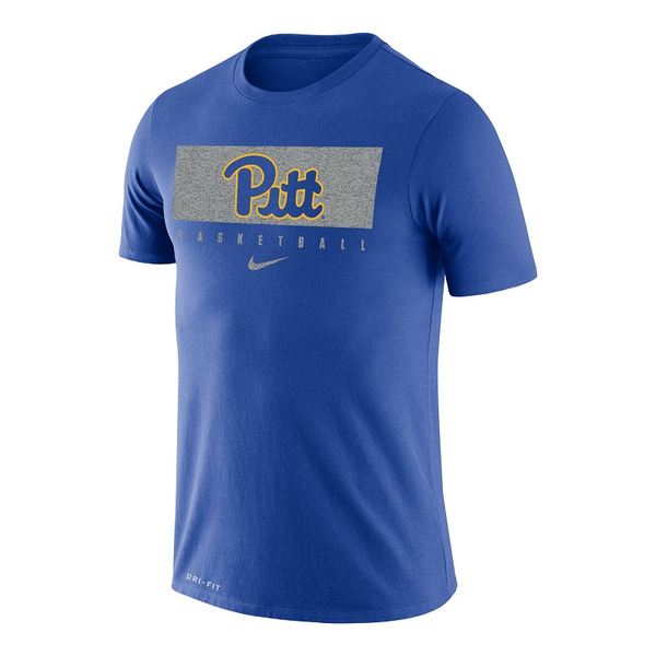 Pitt Panthers Nike Dri-Fit Legend Short Sleeve Practice Basketball T ...