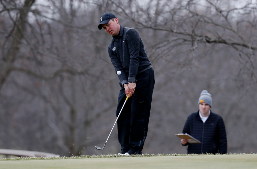 Matthew Walker during the 2018 Hawkeye Invitational Friday, April 13, 2018 at Finkbine Golf Course. (Brian Ray/hawkeyesports.com)