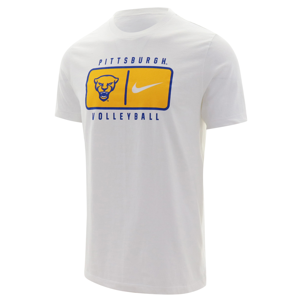 temor Corte Vaciar la basura Pitt Panthers Nike Volleyball Core Cotton Short Sleeve T-Shirt - Pittsburgh  Panthers